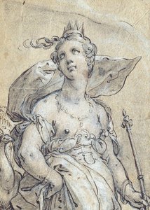 朱诺 作者 亨德里克·古尔齐乌斯（Hendrik Goltzius）